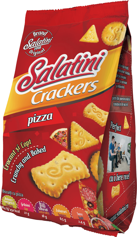 Crackers in foilbag