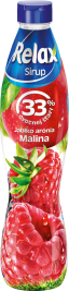 Relax ovocný sirup jablko-arónia-MALINA 33% 0,7L PET