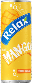 Relax limonáda MANGO 0,33L plech