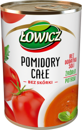 ŁOWICZ 400 g Tinned whole tomatoes can 