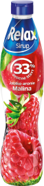 Relax ovocný sirup 33% jablko-aronie-MALINA 0,7L PET