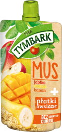 TYMBARK 100 g mousse apple-mango-banana-oat flakes