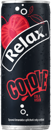 Relax limonáda COLA VIŠEŇ 0,33L plech