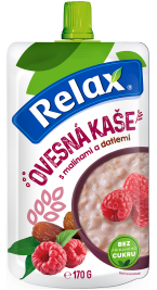 Relax Ovesná kaše MALINA, DATLE 170g