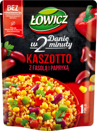 ŁOWICZ 250 g Kaszotto - bulgur grits with peppers and red beans