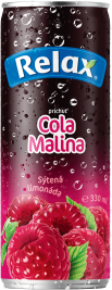 RELAX 330 ml cola and malina