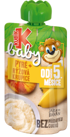 Kubík Baby Jablko-Banán-Rýžová KRUPICE 100g