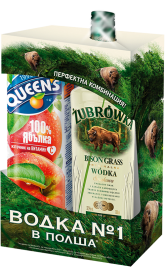 Żubrówka 1,7 l apple juice + vodka Żubrówka Bison Grass