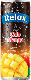 Relax limonáda COLA MANGO 0,33L plech