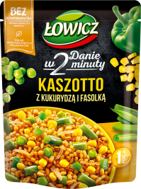 ŁOWICZ 250 g Kaszotto - pearl barley with corn and green beans