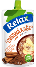 Relax Ovesná kaše JABLKO, ŠKORICA 170g