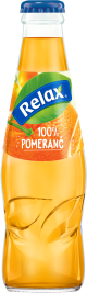 Relax 100% Pomeranč 0,2L sklo