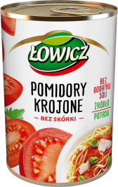 ŁOWICZ 400 g Tinned chopped tomatoes can 