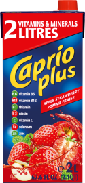 CAPRIO PLUS JABLKO, JAHODA 2L