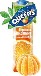 QUEENS 1 litr orange and tangerine