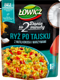 ŁOWICZ 250 g Thai rice with a hint of coconut and vegetables