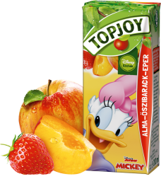 TOPJOY 200 ml apple, peach and strawberry