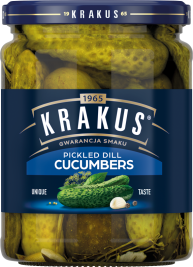 KRAKUS 490 g Pickled dill cucumbers