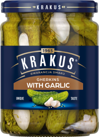 KRAKUS 500 g Gherkins with garlic