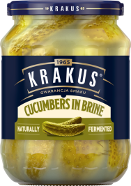 KRAKUS 630 g In brine cucumbers