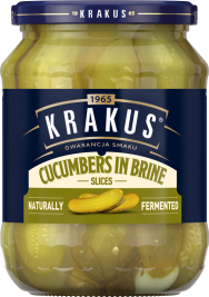 KRAKUS 670 g In brine slices cucumbers