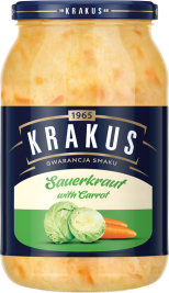 KRAKUS 900 g Sauerkraut with carrot