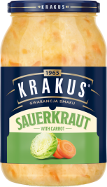 KRAKUS 900 g Sauerkraut with carrot