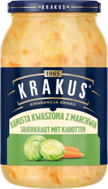 KRAKUS 900 g Sauerkraut with carrot 