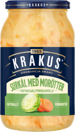 KRAKUS 900 g Surkål Med Morötter