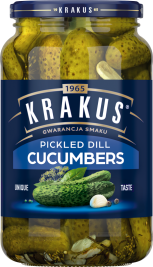 KRAKUS 920 g Pickled dill cucumbers