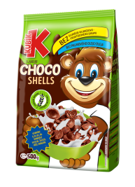 Kubík Cereálie Choco Shells 500g