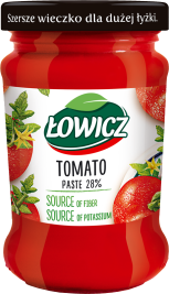 ŁOWICZ 190 g Tomato concentrate 28% glass jar 