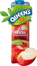 QUEENS 1L 100% apple
