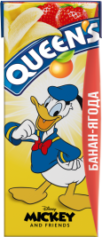 QUEENS 200 ml banana - strawberry