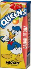 QUEENS 200 ml banana - strawberry