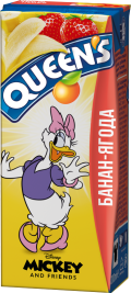 QUEENS 200 ml banana - strawberry