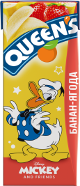 QUEENS 200 ml banana-strawberry