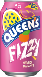 QUEENS 330 ml apple and passion fruit