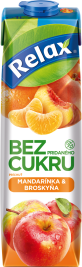 Relax BEZ Mandarinka-Broskyňa 1L TS