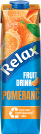 Relax fruit drink POMERANČ 1L TS