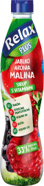Relax ovocný sirup jablko-arónia-MALINA 33% 0,7L PET