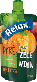 Relax zeleninové pyré MANGO-banán-ananás-TEKVICA-mrkva-jablko 100g
