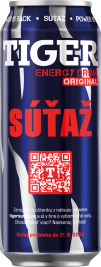 Tiger energy drink 0,5L plech - soutěž 2026