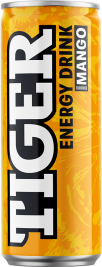 Tiger energy drink MANGO 0,25L plech