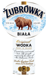 ŻUBRÓWKA Biała 1L