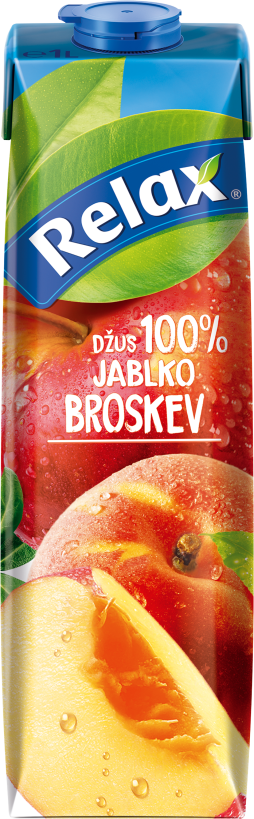Relax 100% JABLKO, BROSKEV 1L TS