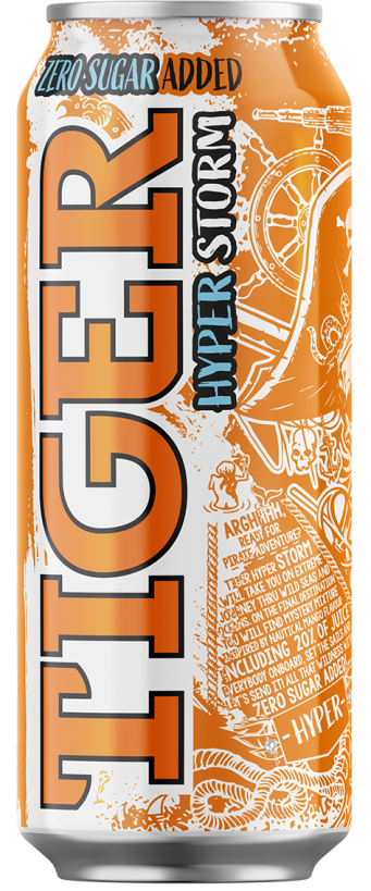 Tiger energy drink HYPER STORM 0,5L plech