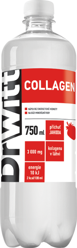 DrWitt COLLAGEN JAHODA 0,75L PET