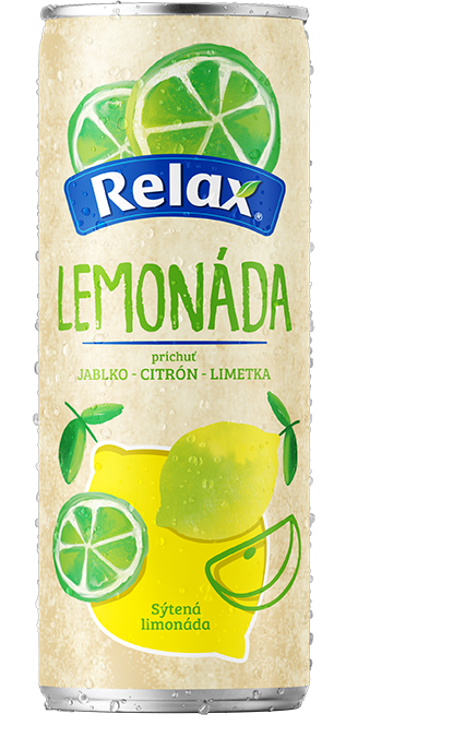  Relax Lemonáda CITRÓN - LIMETKA 0,33L CAN