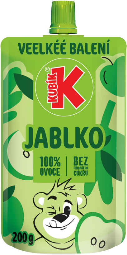 Kubík kapsička 100% JABLKO 200g